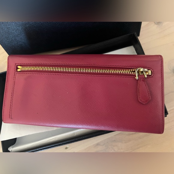 Prada Saffiano Leather Continental Wallet - Picture 11 of 15